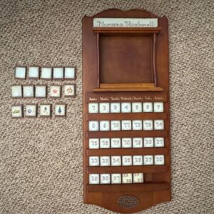 Norman Rockwell Brown and Cream Wall Calendar